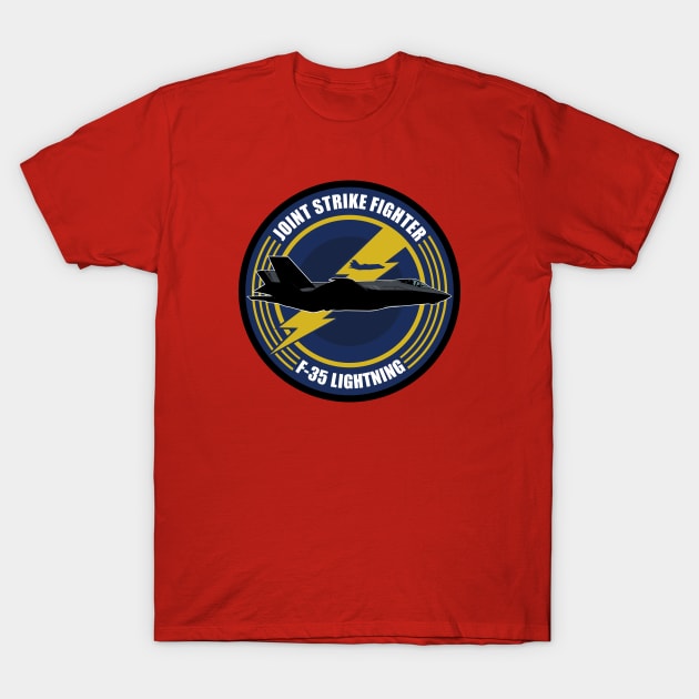 F-35 Lightning II T-Shirt by Tailgunnerstudios